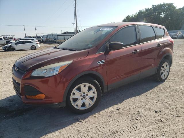 1FMCU0F72EUD31289 - 2014 FORD ESCAPE S MAROON photo 1