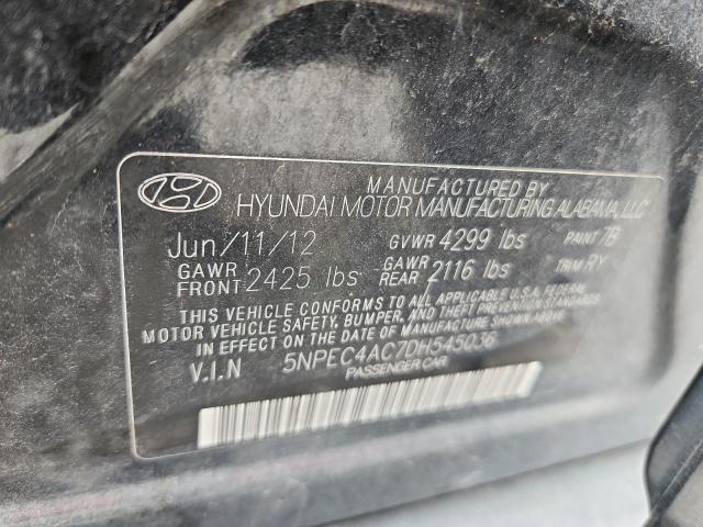 5NPEC4AC7DH545036 - 2013 HYUNDAI SONATA SE BLACK photo 13