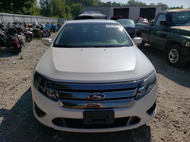 3FAHP0KC2BR251262 - 2011 FORD FUSION SPORT WHITE photo 5