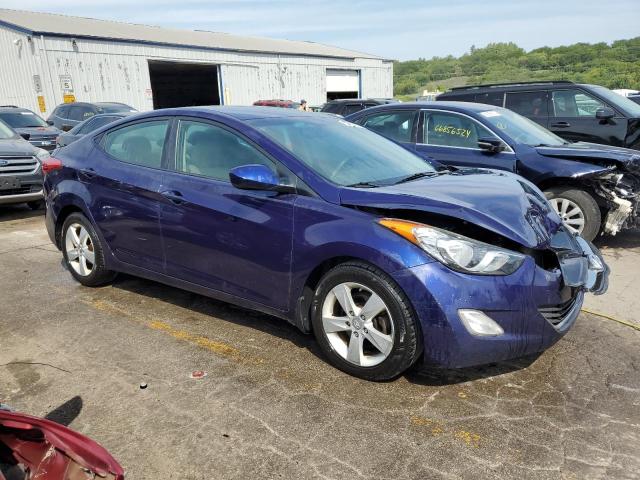 5NPDH4AE5DH275142 - 2013 HYUNDAI ELANTRA GLS BLUE photo 4