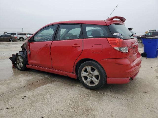 2T1KR32E33C161199 - 2003 TOYOTA COROLLA MA XR RED photo 2