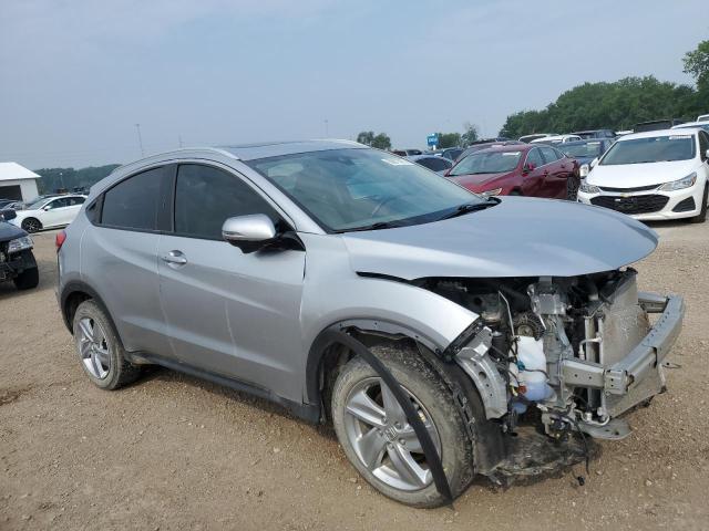 3CZRU6H75KM732022 - 2019 HONDA HR-V EXL Сірий фото 4