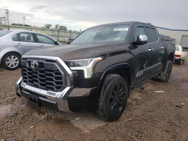 5TFMA5DB4NX033203 - 2022 TOYOTA TUNDRA CREWMAX PLATINUM Braun Foto 1