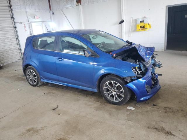 1G1JD6SH3H4117647 - 2017 CHEVROLET SONIC LT BLUE photo 4