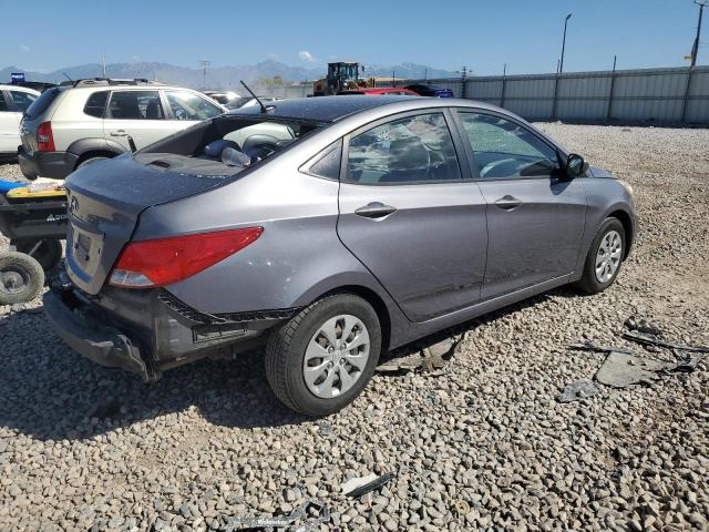 KMHCT4AE0FU885495 - 2015 HYUNDAI ACCENT GLS GRAY photo 3