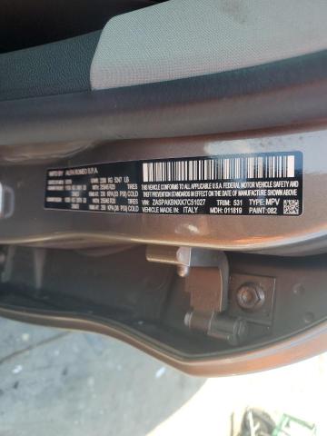 ZASPAKBNXK7C51027 - 2019 ALFA ROMEO STELVIO TI BROWN photo 13