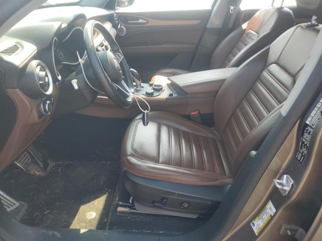 ZASPAKBNXK7C51027 - 2019 ALFA ROMEO STELVIO TI BROWN photo 7