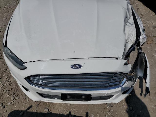 3FA6P0LU0ER367854 - 2014 FORD FUSION SE HYBRID WHITE photo 11