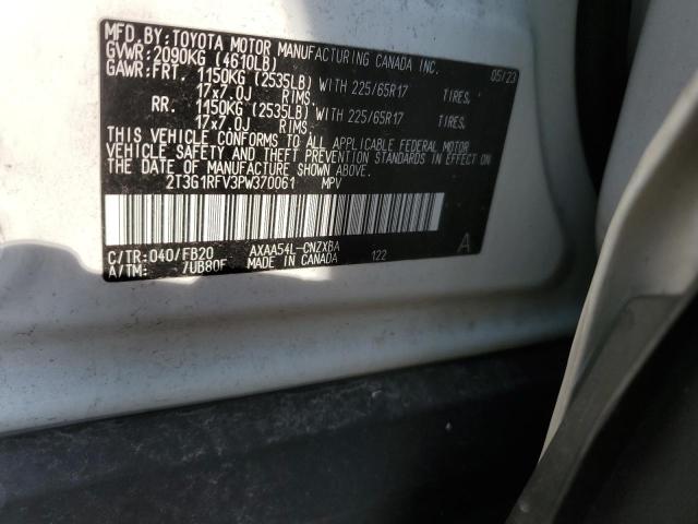 2T3G1RFV3PW370061 - 2023 TOYOTA RAV4 LE Ağ foto 13