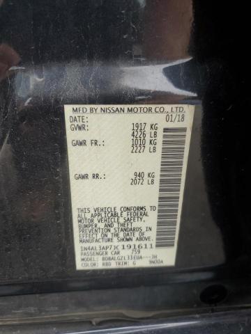 1N4AL3AP7JC191611 - 2018 NISSAN ALTIMA 2.5 CHARCOAL photo 12