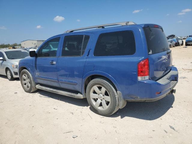 5N1BA08D68N607690 - 2008 NISSAN ARMADA SE BLUE photo 2