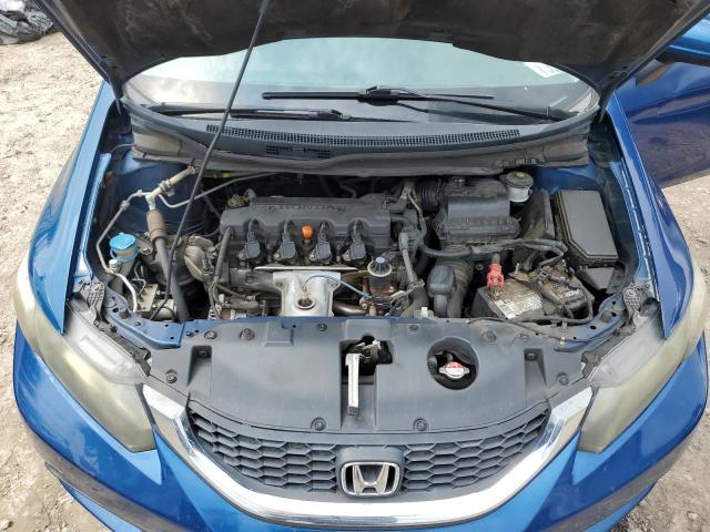 19XFB2F54EE012492 - 2014 HONDA CIVIC LX BLUE photo 11