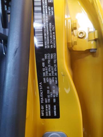 ZACCJBCB1HPF65804 - 2017 JEEP RENEGADE TRAILHAWK 黄色 照片 13