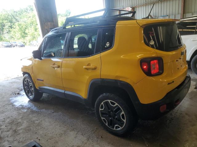ZACCJBCB1HPF65804 - 2017 JEEP RENEGADE TRAILHAWK 黄色 照片 2