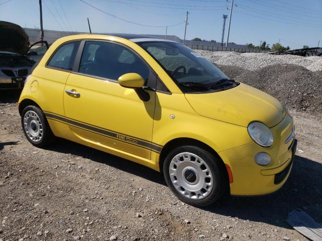 3C3CFFAR4CT111870 - 2012 FIAT 500 POP YELLOW photo 4