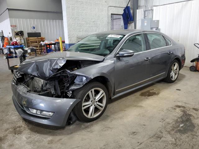 1VWCM7A38CC066458 - 2012 VOLKSWAGEN PASSAT SEL GRAY photo 1