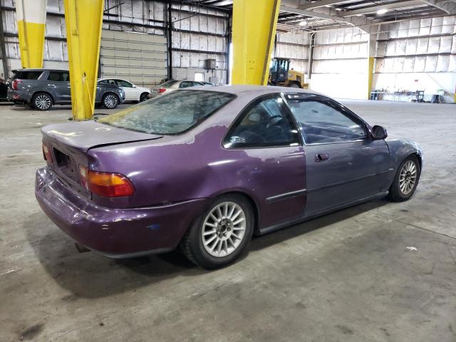 2HGEJ1121RH546342 - 1994 HONDA CIVIC EX PURPLE photo 3