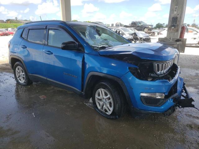3C4NJCAB7JT287071 - 2018 JEEP COMPASS SPORT Mavi foto 4