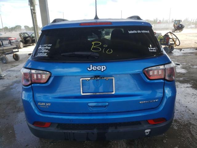 3C4NJCAB7JT287071 - 2018 JEEP COMPASS SPORT Mavi foto 6