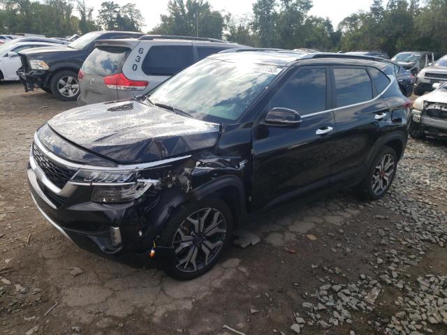 KNDETCA24N7279014 - 2022 KIA SELTOS SX BLACK photo 1