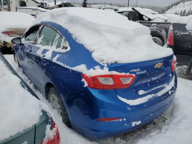 1G1BE5SM6H7198876 - 2017 CHEVROLET CRUZE LT BLUE photo 2