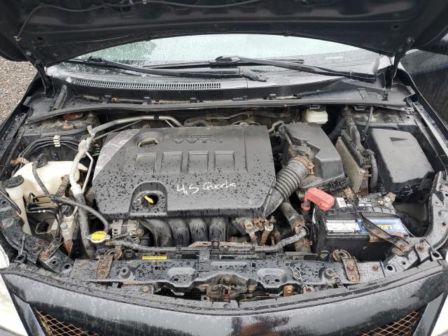 JTDBU4EE7BJ097154 - 2011 TOYOTA COROLLA BASE Czarny zdjęcie 11