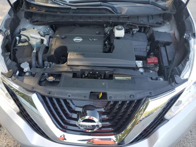 5N1AZ2MG5HN148359 - 2017 NISSAN MURANO S SILVER photo 12