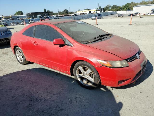 2HGFG128X7H536301 - 2007 HONDA CIVIC EX RED photo 4