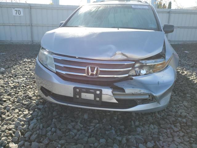 5FNRL5H62CB007400 - 2012 HONDA ODYSSEY EXL SILVER photo 9