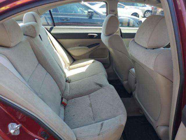 2HGFA1F53BH534366 - 2011 HONDA CIVIC LX MAROON photo 10