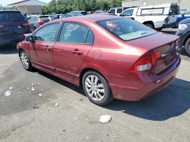2HGFA1F53BH534366 - 2011 HONDA CIVIC LX MAROON photo 2