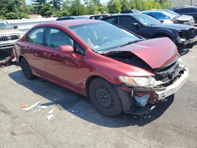 2HGFA1F53BH534366 - 2011 HONDA CIVIC LX MAROON photo 4
