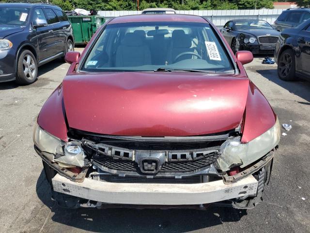 2HGFA1F53BH534366 - 2011 HONDA CIVIC LX MAROON photo 5