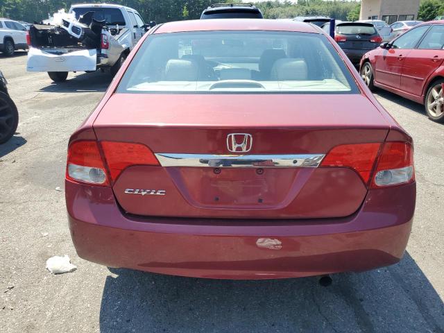 2HGFA1F53BH534366 - 2011 HONDA CIVIC LX MAROON photo 6