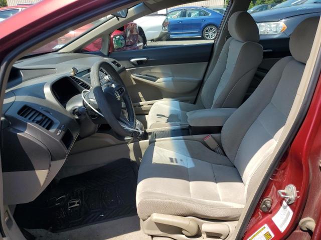 2HGFA1F53BH534366 - 2011 HONDA CIVIC LX MAROON photo 7