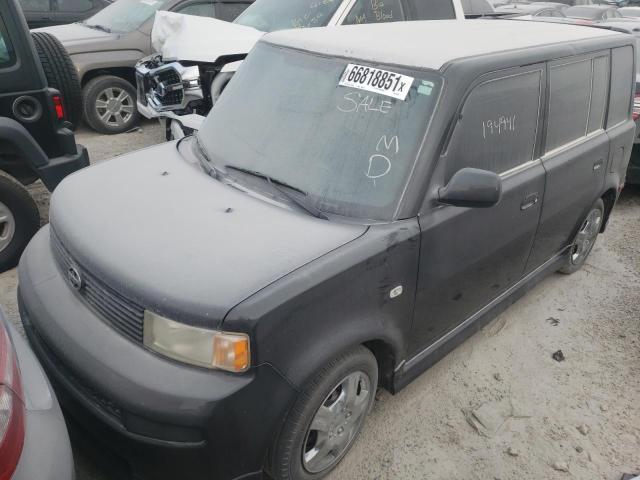 JTLKT324154024958 - 2005 TOYOTA SCION XB BLACK photo 2