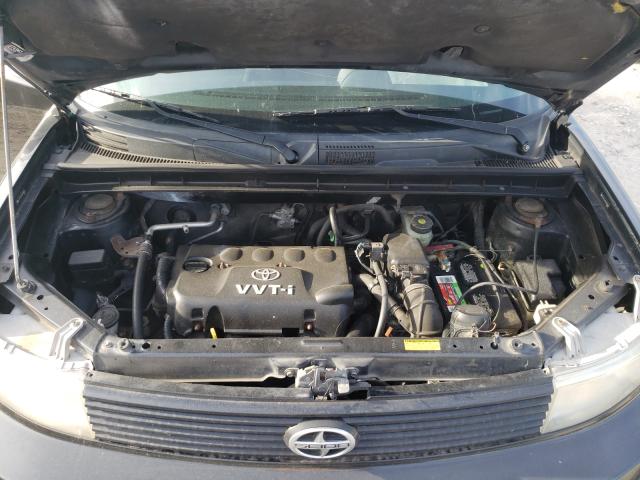 JTLKT324154024958 - 2005 TOYOTA SCION XB BLACK photo 7