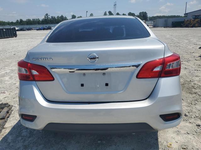 3N1AB7AP4KY335762 - 2019 NISSAN SENTRA S Gümüş fotoğraf 6