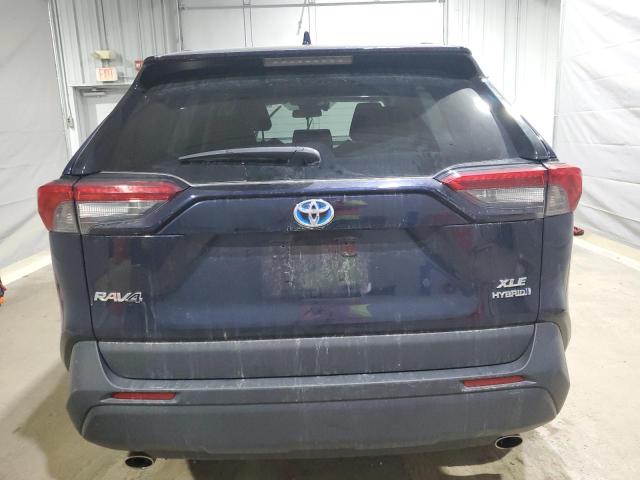 2T3RWRFV9LW089497 - 2020 TOYOTA RAV4 XLE BLUE photo 6