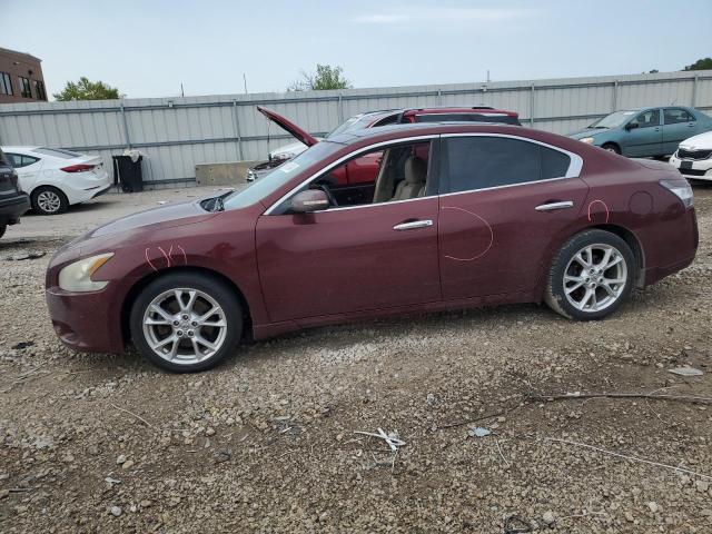 1N4AA5AP8CC840143 - 2012 NISSAN MAXIMA S RED photo 1