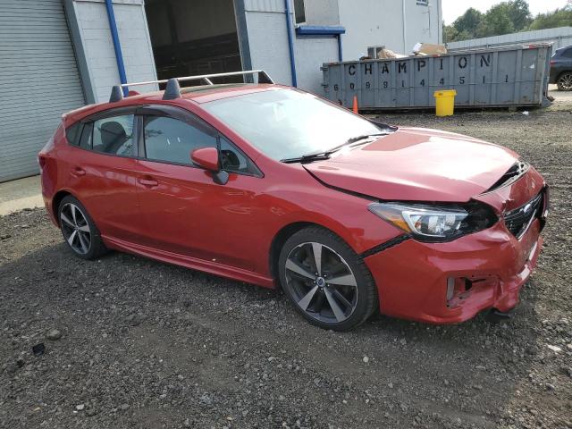 4S3GTAL65H3712767 - 2017 SUBARU IMPREZA SPORT RED photo 4