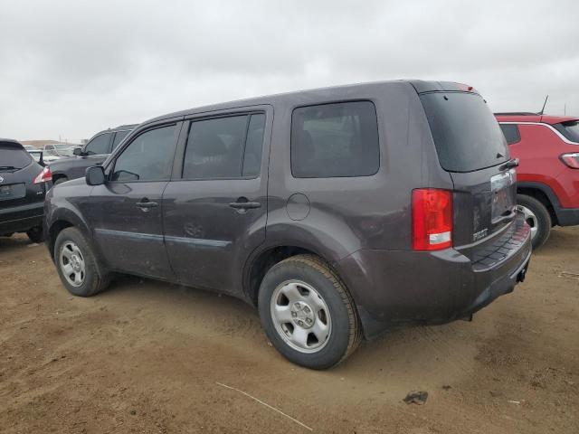 5FNYF4H21EB031152 - 2014 HONDA PILOT LX CHARCOAL photo 2