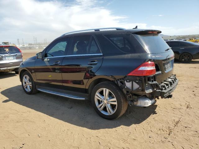 4JGDA5HB6CA027439 - 2012 MERCEDES-BENZ ML 350 4MATIC BLACK photo 2