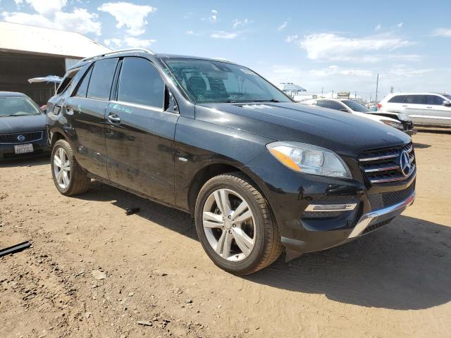 4JGDA5HB6CA027439 - 2012 MERCEDES-BENZ ML 350 4MATIC BLACK photo 4