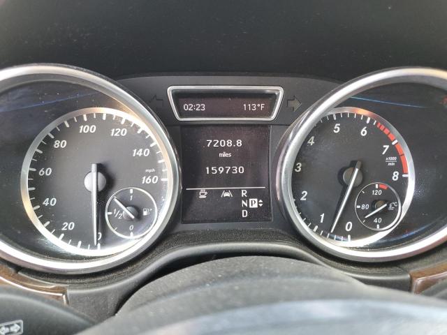 4JGDA5HB6CA027439 - 2012 MERCEDES-BENZ ML 350 4MATIC BLACK photo 9