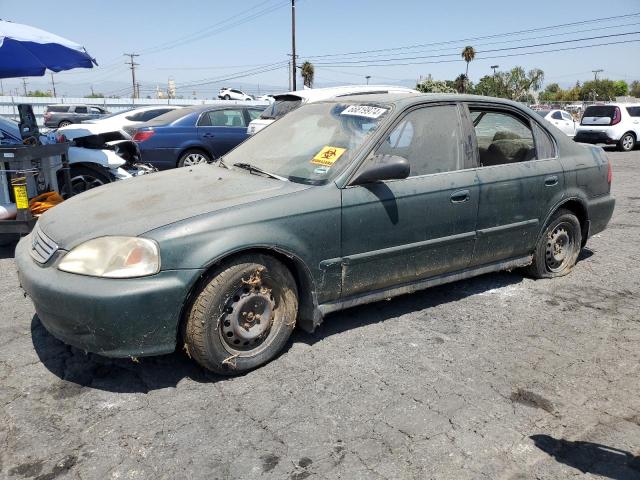 2HGEJ6612XH515062 - 1999 HONDA CIVIC BASE GREEN photo 1