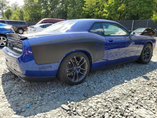 2C3CDZFJ3MH502481 - 2021 DODGE CHALLENGER R/T SCAT PACK BLUE photo 3