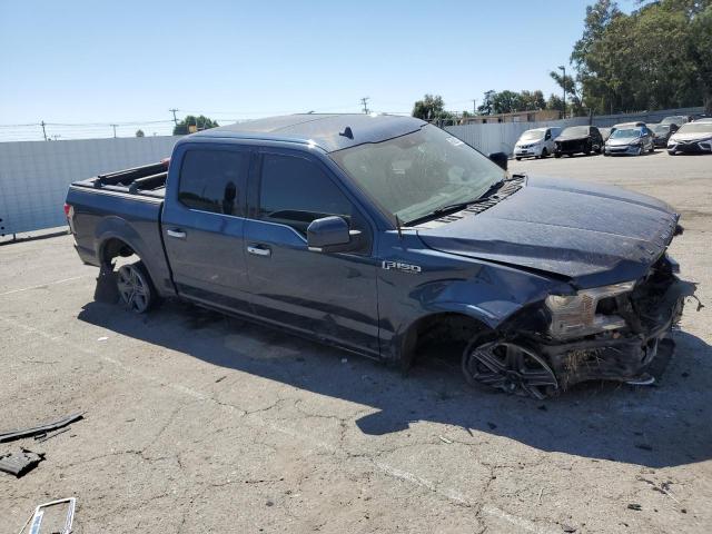 1FTEW1EG0JFB35896 - 2018 FORD F150 SUPERCREW BLUE photo 4