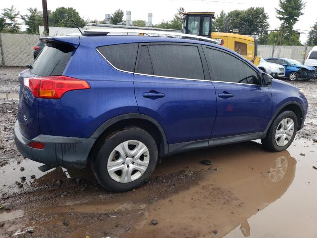 2T3BFREV6EW224599 - 2014 TOYOTA RAV 4 LE BLUE photo 3