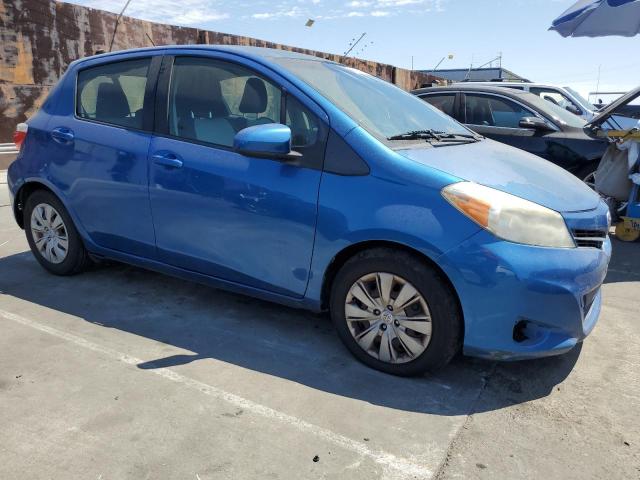 JTDKTUD39CD514017 - 2012 TOYOTA YARIS BLUE photo 4